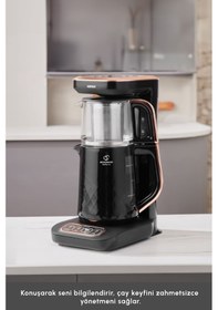 Resim Karaca Robotea Pro Quartz 4 in 1 Konuşan Çay Makinesi 