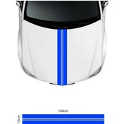 Resim MLH STORE Ön Kaput Renkli Şerit Sticker Sticker Etiket Modeli 