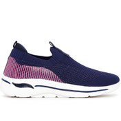 Resim Kadın Lacivert Kumaş Sneaker Derimod