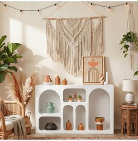 Resim Kapadokya Konsol Beyaz 