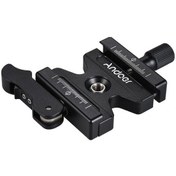 Resim Pazly Andoer Cl-50ls Alüminyum Kelepçe, Arca Swiss Uyumlu, Ayarlanabilir, Mat Siyah, 9,5x6,2x1,5 Cm 