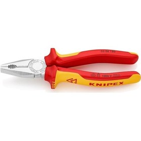 Resim Knipex 0306180 İzoleli 180 MM Pense VDE 1000 Volt 