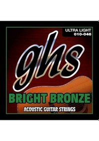 Resim Ghs Bb10u Bright Bronze Akustik Gitar Teli 10-46 