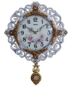 Resim Sarkaçlı Duvar Saati Renkli 