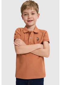 Resim U.s. Polo Assn. Erkek Çocuk Gül Kurusu Tişört Basic 50325608-vr026 Gul Kurusu 