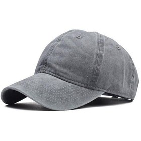 Resim Beyzbol Şapkası %100 Pamuk Düz Eskitme - Yeni Sezon Unisex (543066033) 