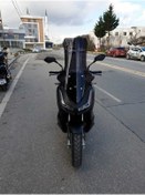 Resim Motocam Skyjet Rivero 125 Siperlik Ön Cam 2024 Model 78cm Siyah Renkli 4mm Uzun Cam 