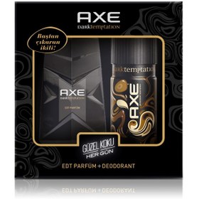 Resim Axe Erkek Parfüm Edt Dark Temptation 100 ml + Deodorant Sprey 150 ml 