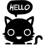 Resim Kedi Oto Motor Laptop Duvar Folyo Sticker 15 X 15 Cm 