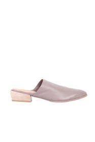 Resim Bueno Shoes Gri Deri Kadın Topuklu Terlik 01wq2603 