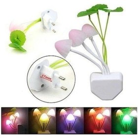 Resim Çiçekli Dekoratif Rgb Sensörlü Gece Lambası Çok Renkli Çok Renkli 