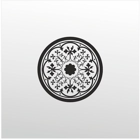 Resim Folyo Sticker Desen Adkpquy398 60cm Uzunluk Siyah 