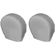 Resim Leezsing 2'li Set Xxl Boy 30-32in Gümüş Renk Su Geçirmez Lastik Kılıfı, Oxford Kumaştan Yapılmış 