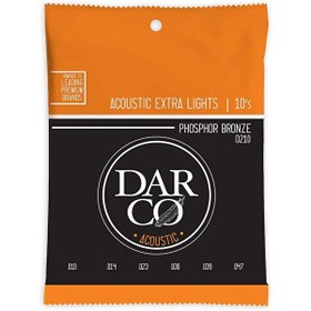 Resim Martin & Co Darco D210 Phosphor Bronze Akustik Gitar Teli Extra Light 10-47 