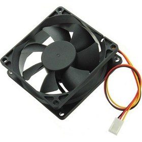 Resim Asian Tech Store 8 cm Fan 25 mm 12 Volt 3 Pin 