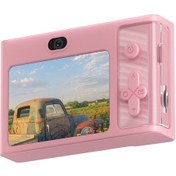 Resim Yeni Hd Dijital Fotoğraf Makinesi Moda Retro Ccd Öğrenci Kart Makinesi Mini Kamera Kaynak Fabrika Y200 Pembe Hafıza Kartı Hariç 