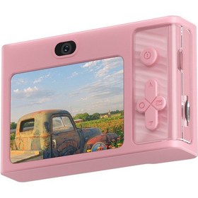 Resim Yeni Hd Dijital Fotoğraf Makinesi Moda Retro Ccd Öğrenci Kart Makinesi Mini Kamera Kaynak Fabrika Y200 Pembe Hafıza Kartı Hariç 