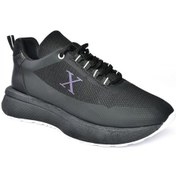 Resim Fox Shoes P848531504 Siyah/beyaz Kumaş Kadın Spor Ayakkabı Siyah - Beyaz 