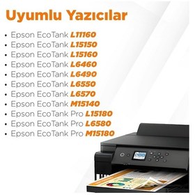 Resim Tonermax Epson Ecotank L15150 Uyumlu Mürekkep Takım / Epson T112 