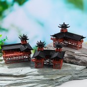 Resim 3D Baskılı Tradisyonel Çinli Pavilyon Mini Modeli - Akvaryum Dekoru, Teraryumlar, Havuzlar ve Bahçe Gösterileri için İdeal, Masaüstü Gösteri Parçası, Elektrik Gerektirmez, Anneler Günü için Festivite Hediye Fikri, Festivite Hediye Parçası|Tradisyonel Mimari Tasarım|Detaylı Çatı Yapısı, Çin Bahçesi Dekoru 