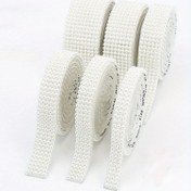 Resim Kendinden Yapışkanlı İnci Kurdele Süsü - 0.91 metre Rulo, DIY El İşleri, Düğün & Doğum Günü Dekorasyonu, Araba, Telefon, Ayakkabı, Giysi & Şapka Süslemeleri için Beyaz İnci Etiketler 