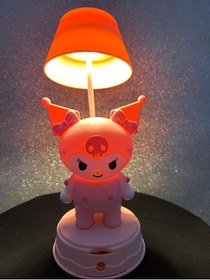 Resim CARTOON 3 kademeli led ışıklı şarjlı çocuk masa lambası 