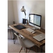 Resim Flaş Group Metal Çalışma Masası Masif Çalışma Masası Laptop Ve Çalışma Masası Masif Masa Metal Masa 