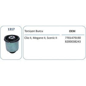 Resim Fkk1317 - Torsıyon Takozu Arka Renault Megane Iı Scenıc Iı Clıo 