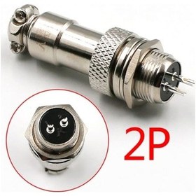 Resim 1 Takım 12mm 2 Li Mayk Fiş 2p Dişi Erkek Takım 