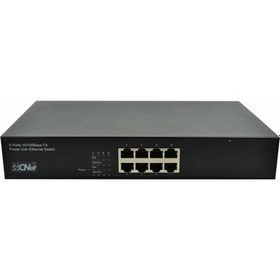 Resim Cnet 8 Port 10-100 Poe+-Pse Switch 