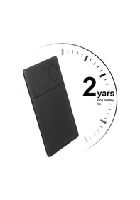 Resim Pazly İos İçin Ultra İnce Kart Tipi Akıllı Takip Cihazı - Anahtar, Çanta, Valiz Bulucu, 40m Bluetooth, Find My Desteği 