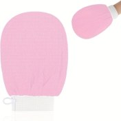 Resim 1 adet Derin Peeling Eldiveni, Peeling Duş Vücut Fırçası, Pürüzsüz ve Parlak - Vücut Peelingi - Kuru Ölü Beyazları Temizler - Nazik ve Peeling Eldiveni, Kore Peeling Eldiveni, Ölü Beyazları Temizler, %100 Yapışkan Liften Yapılmıştır 