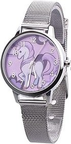 Resim SHERCHPRY Çocuk Saatler Çocuklar Saatler Unicorn Çelik Kayışlarla Izle Moda Karikatür Izle Çocuklar Için Kuvars Saat Unicorn Çocuklar Izle Çocuk Kemeri Kuvars Saatler 