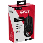 Resim HyperX Pulsefire Haste Blk Hmsh1-a-bk/g Kablolu Mouse Siyah 
