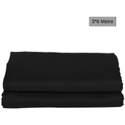 Resim Gdx Kumaş Fon Siyah 3x6 Metre Katlanabilir / Yıkanabilir 