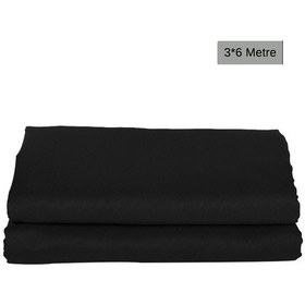 Resim Gdx Kumaş Fon Siyah 3x6 Metre Katlanabilir / Yıkanabilir 