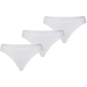 Resim Blackspade Kadın Pamuklu Gizli Lastik 3'lü Paket Slip - Beyaz 