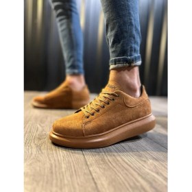 Resim Lamfer Clz941 Yüksek Taban Günlük Ayakkabı Taba Süet 