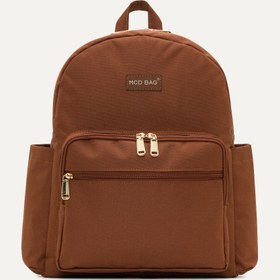 Resim Nata Kahverengi Gold Bebek Çantası 