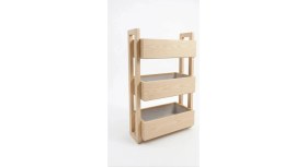 Resim Dabanlıoğlu Mobilya Dabanlıoğlu ahşap tasarım sebzelik doğal ahşaptan üretilmiştir 70X50X30 raf derinliği 8 cm 