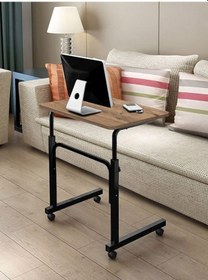 Resim Yükseklik Ayarlı Laptop Sehpası Ve Çalışma Masası - Ceviz A3 Ceviz 