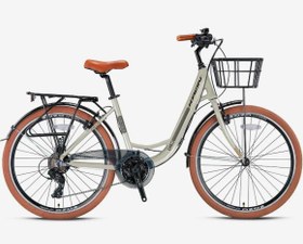 Resim CX 100 - 28 City Bike - Unisex - 15' - 21 Vites - V.B - Füme-Gri\u002FKahverengi 