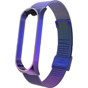 Resim "xiaomi Mı Band 6/5/4/3/2 Yedek Kayış - Smart Fitness Tracker İçin Premium Paslanmaz Çelik Metal Tonya Bilekliği" 
