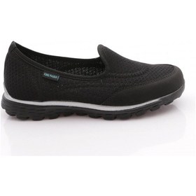 Resim King Paolo M5889 Kadın Krakers Air Günlük Keten Ayakkabı Siyah Wınd 