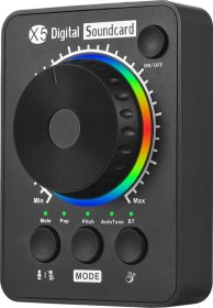 Resim Hombey X5 Masaüstü Canlı Yayın Ses Kartı, Bluetooth İle Müzik Girişi, Type-c, Dahili Pil, Profesyonel Ses Kalitesi 10.1" 