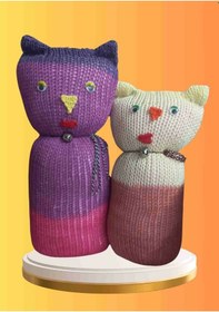 Resim Tıkırık Örgü Yastık Uyku Ve Oyun Arkadaşı Pembeş&minik - 35 Cm-45 Cm Diğer 