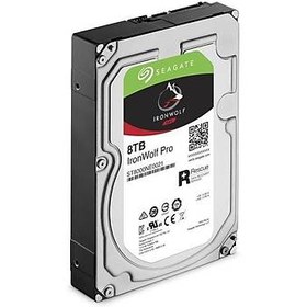 Resim Seagate Ironwolf Pro 3.5 8TB Sata 3.0 256MB 214MB/S RV Sensör 7200RPM 300TB/Yıl İş yükü 7/24 E-Nas Data Kurtarmalı Disk ST8000NE0021 SSD 