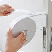 Resim 1 Rulo 5 Metre Ses Yalıtımlı ve Darbeye Dayanıklı Kendinden Yapışkanlı Pencere Rüzgar Geçirmez Şerit Kalınlaştırılmış Kapı ve Pencere Conta Bandı Aralık Stickeri EVA 