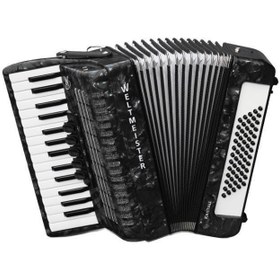 Resim Wm-01010569 Akordeon Weltmeister Kristall 30/60/Iıı/5 Siyah 