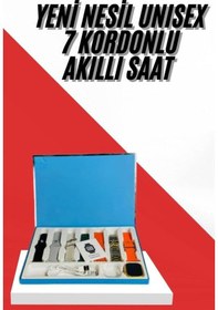 Resim 7 Kordonlu Unisex Akıllı Saat Çoklu Kordon Seçeneği Amoled Ekran 